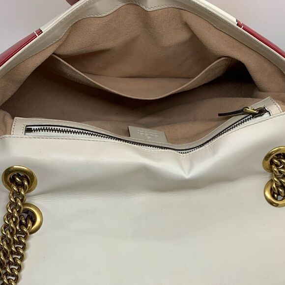 GUCCI TROMPE L'OEIL 'GG' MARMONT SHOULDER BAG - Picture 13 of 16
